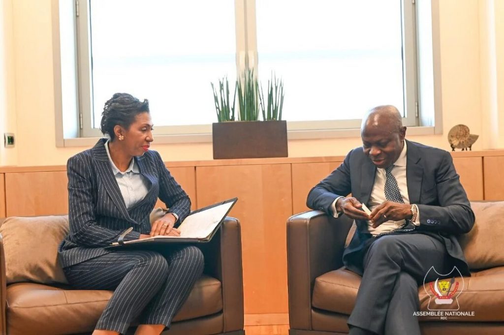 A peine arrivée à Rome: Jeannine Mabunda entames des contacts très fructueux dans la lutte contre la pauvreté