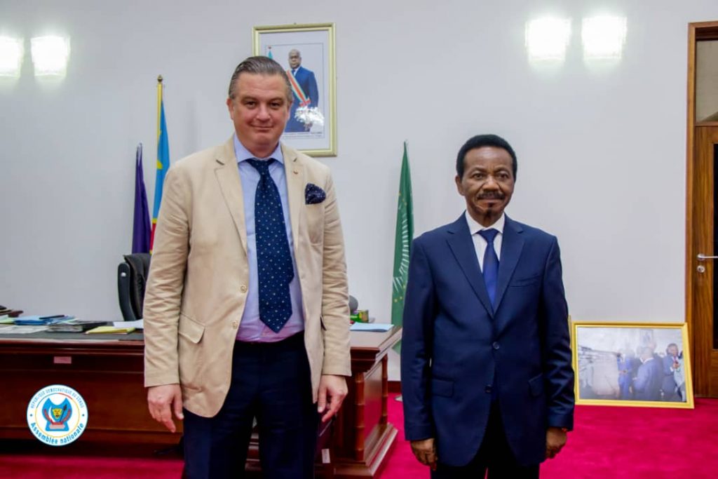 Pour des perspectives de coopération durable RDC-Suède: Henric Rasbrant s’est entretenu avec Christophe Mboso!