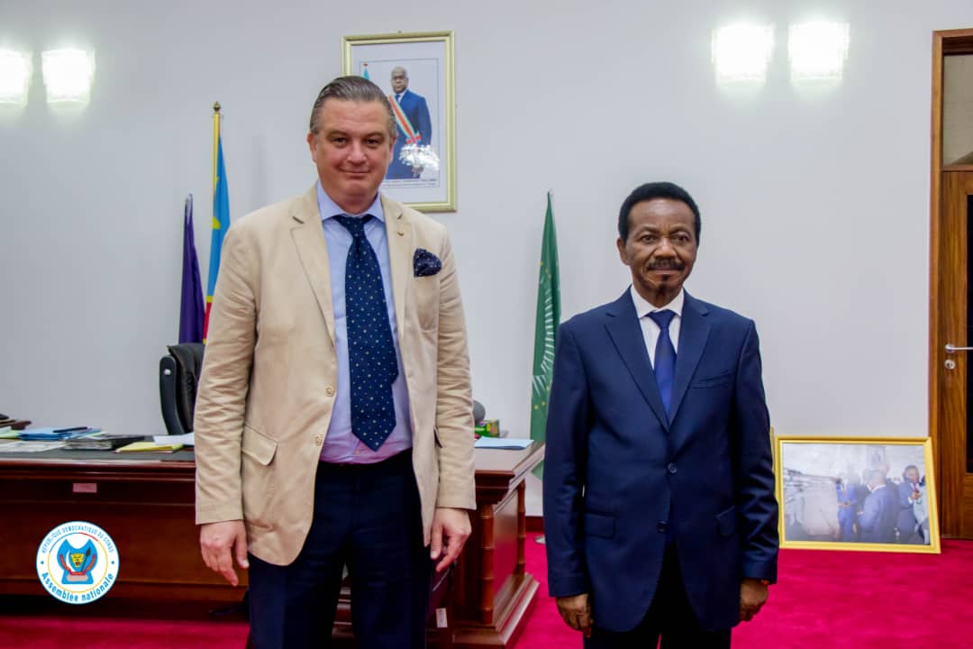 Pour des perspectives de coopération durable RDC-Suède: Henric Rasbrant s’est entretenu avec Christophe Mboso!