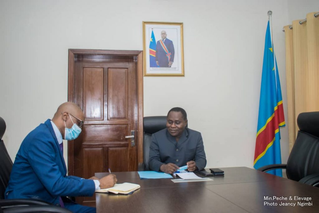 RDC/ Pêche et élevage : Le PCA de la SOCOPE chez Adrien BOKELE.