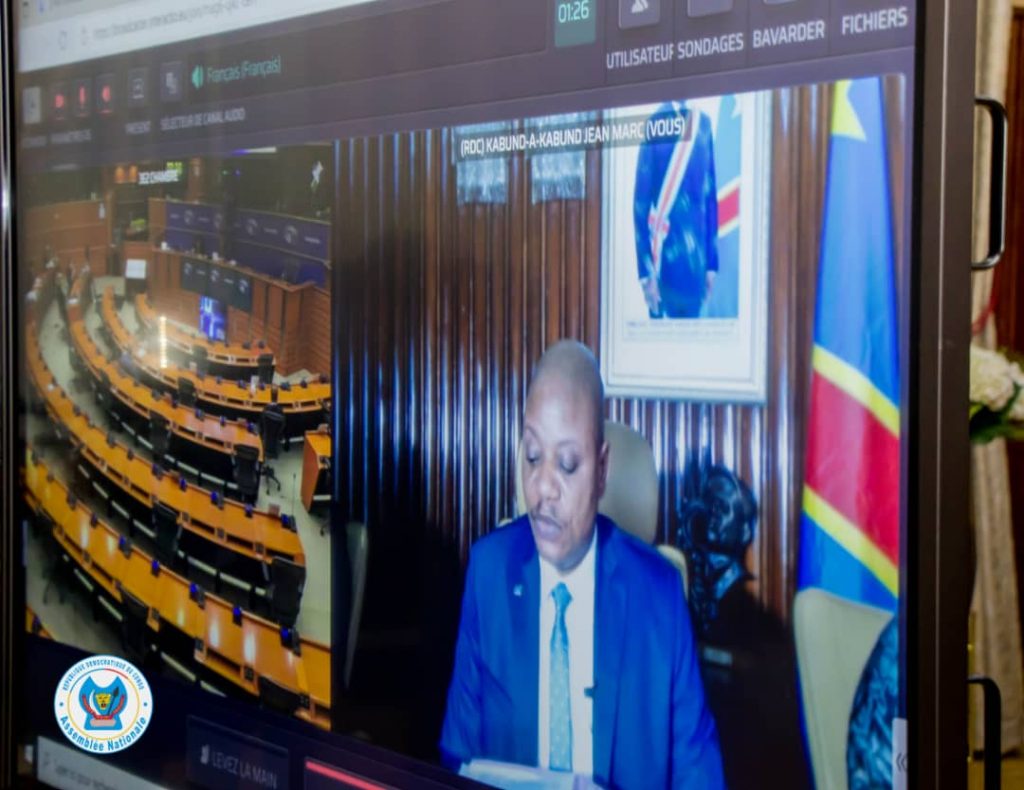 Représentant le Parlement congolais lors de la 40 ème session de l’Assemblée parlementaire paritaire ACP-UE: Jean-Marc Kabund-A-Kabund plaide pour une vaccination à grande échelle !