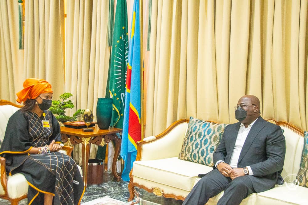 RDC: le Président Tshisekedi a échangé avec la Directrice du Bureau régional du PNUD en Afrique!