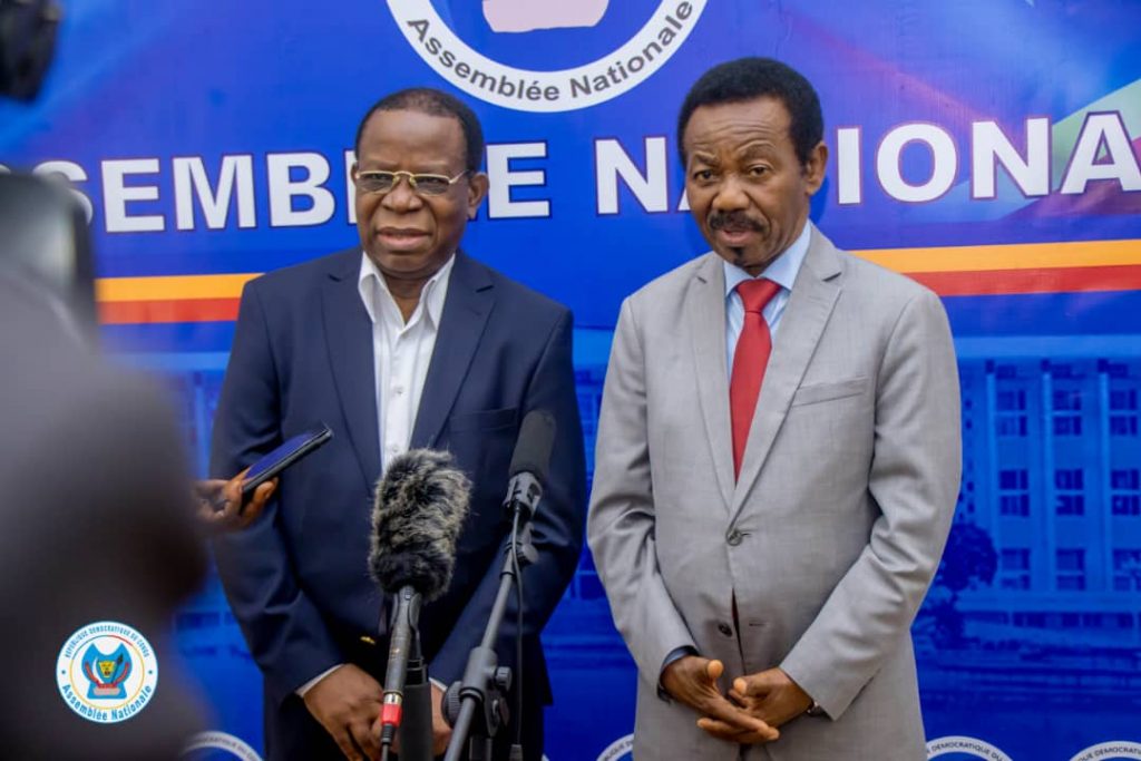 Prochaine rentrée parlementaire de septembre: Christophe Mboso et Modeste Bahati s’y penchent déjà !