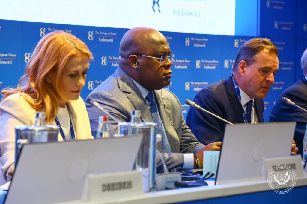 Félix Tshisekedi plaide pour l’Afrique au forum de Milan!