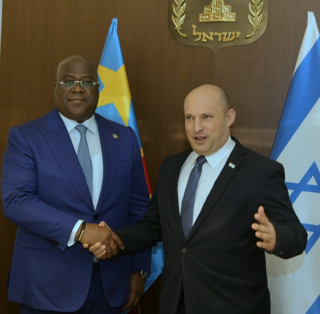Entretien entre Félix Tshisekedi et Naftali Bennett
