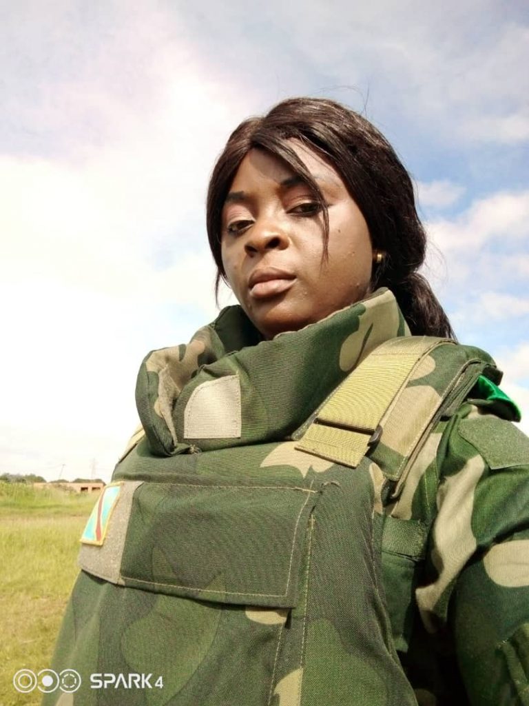 Sous-officier de la FARDC, Francine Mambuku: « Servir mon pays sous le drapeau, c’est ma plus grande passion »!