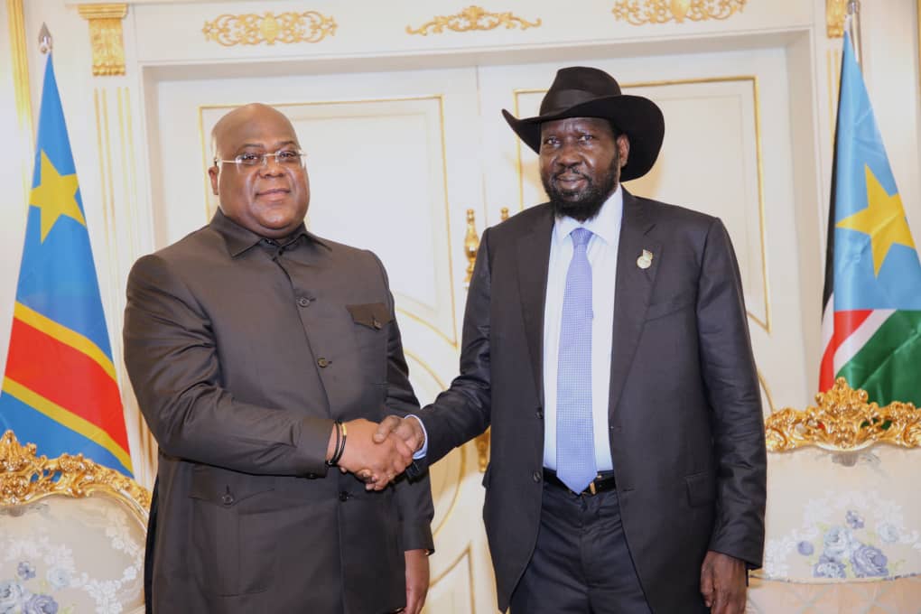 RDC: Félix Tshisekedi au Soudan du Sud pour une visite de travail