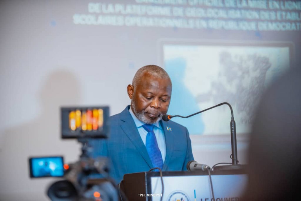 EPST : Au nom du Premier Ministre, le VPM Vital Kamerhe lance la plateforme numérique de géolocalisation des établissements scolaires opérationnels en RDC