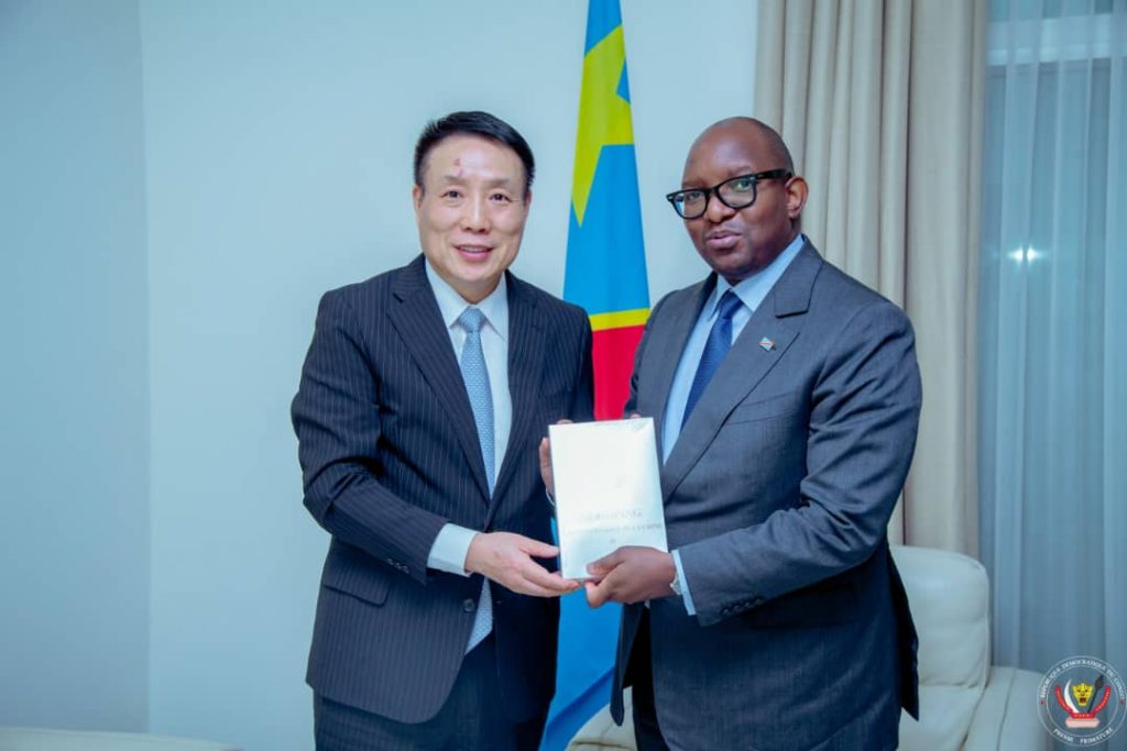 Sama Lukonde rassuré de l’engagement du Gouvernement chinois dans la réalisation de grands projets 