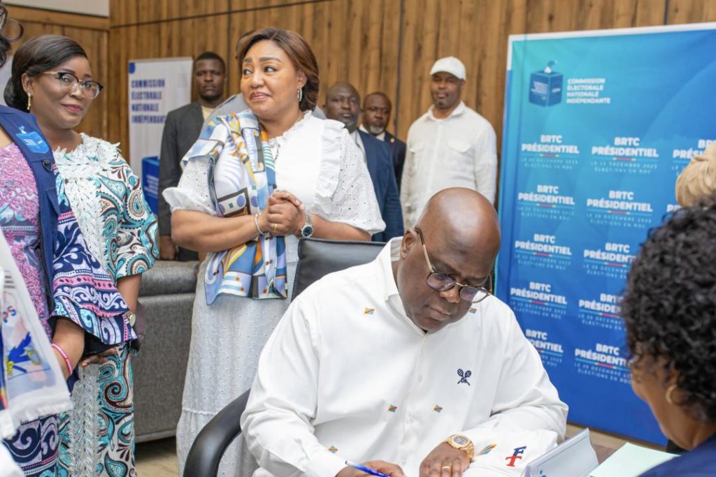 Sans surprise :  Félix-Tshisekedi a déposé sa candidature