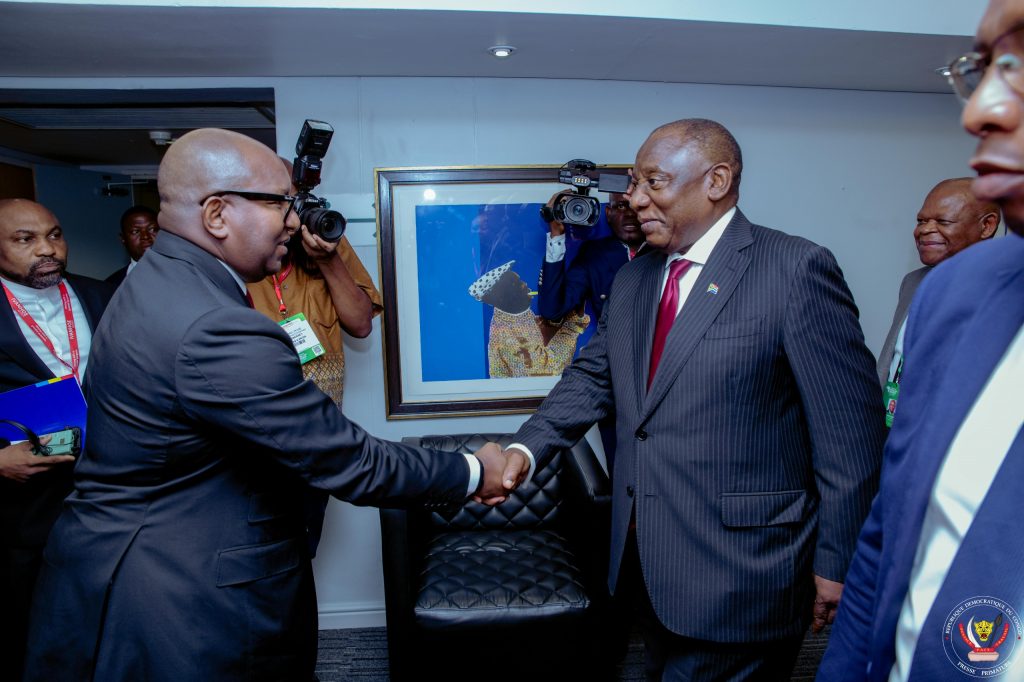 Saisissant l’occasion lui offerte par la 30ᵉ édition de Mining Indaba, Sama Lukonde s’est entretenu en tête à tête avec le Président Cyril Ramaphosa