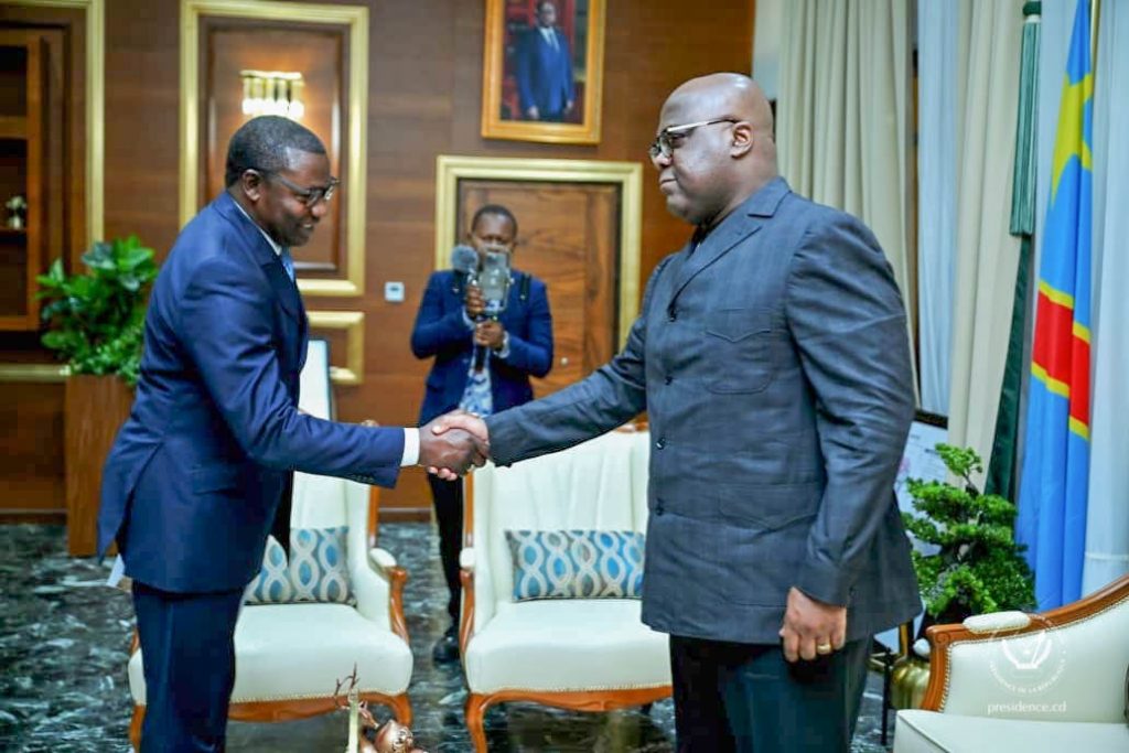Le Président Tshisekedi s’est entretenu avec Freddy YODI SHEMBO de l’APCSC sur l’avenant au contrat sino-congolais
