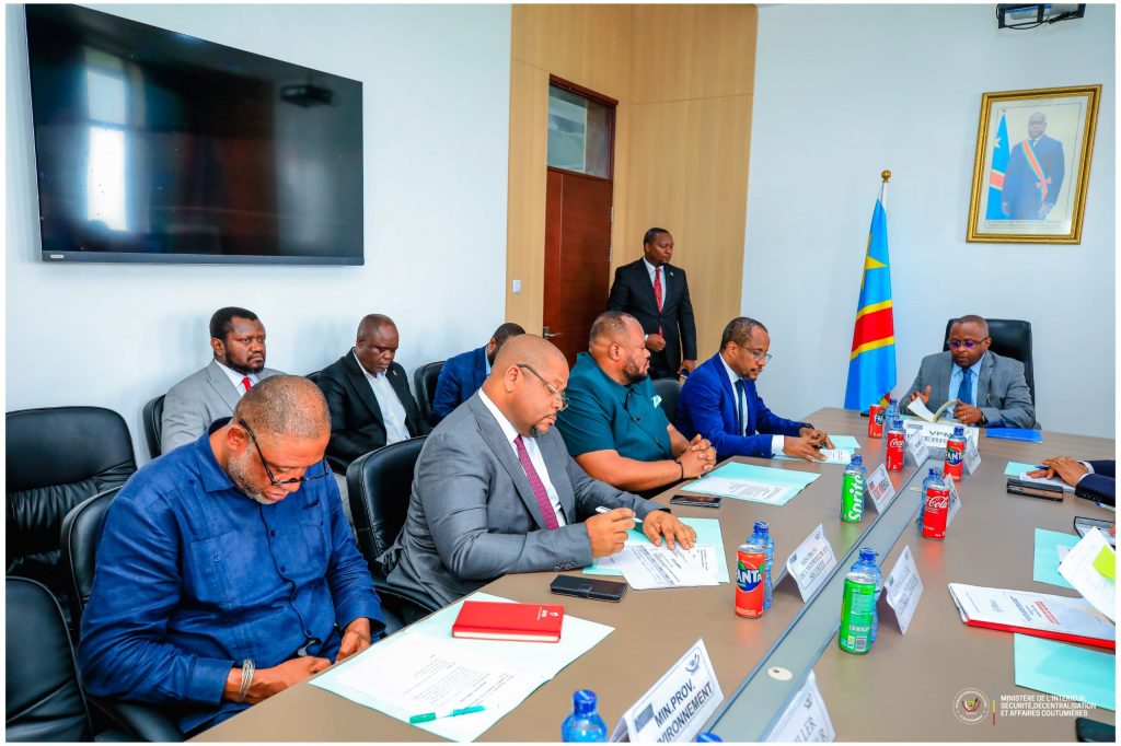 Mise en place des comités provinciaux et locaux de sécurité : Jacquemain Shabani chérie Daniel Bumba et Didier Tenge Te Litho