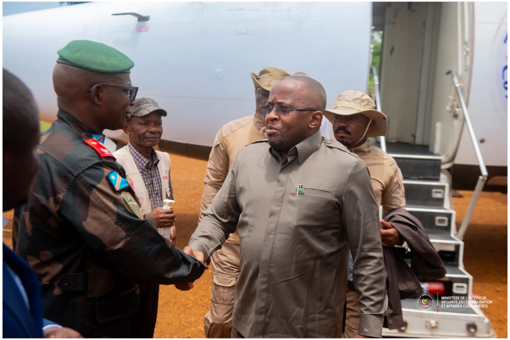 Le VPM Shabani Lukoo en mission à Béni : « Nous devons renforcer la sécurité et assurer une gouvernance efficace dans le Nord-Kivu »