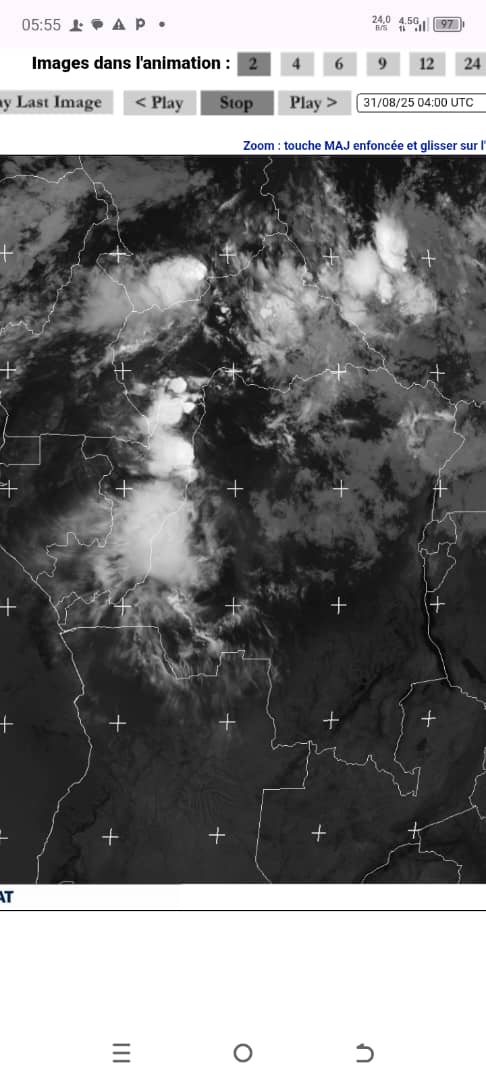 ALERTE MÉTÉO À KINSHASA : RISQUE DE PLUIES SUR LA CAPITALE