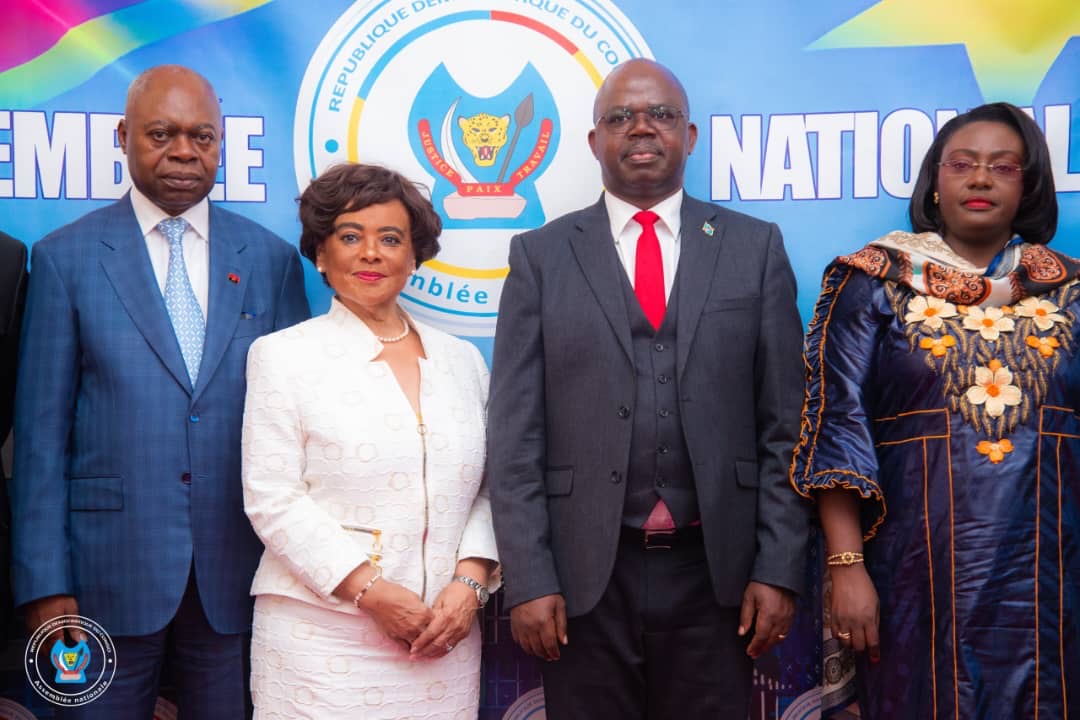 Diplomatie parlementaire : La gestion des questions de sécurité et de coopération au sein de la région des Grands Lacs, au cœur des échanges entre Caroline Cerqueira et le 1er Vice-président de l’Assemblée nationale de la RDC