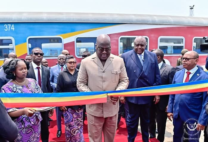 RDC : Le Président Tshisekedi relance le trafic ferroviaire entre Kinshasa et Matadi
