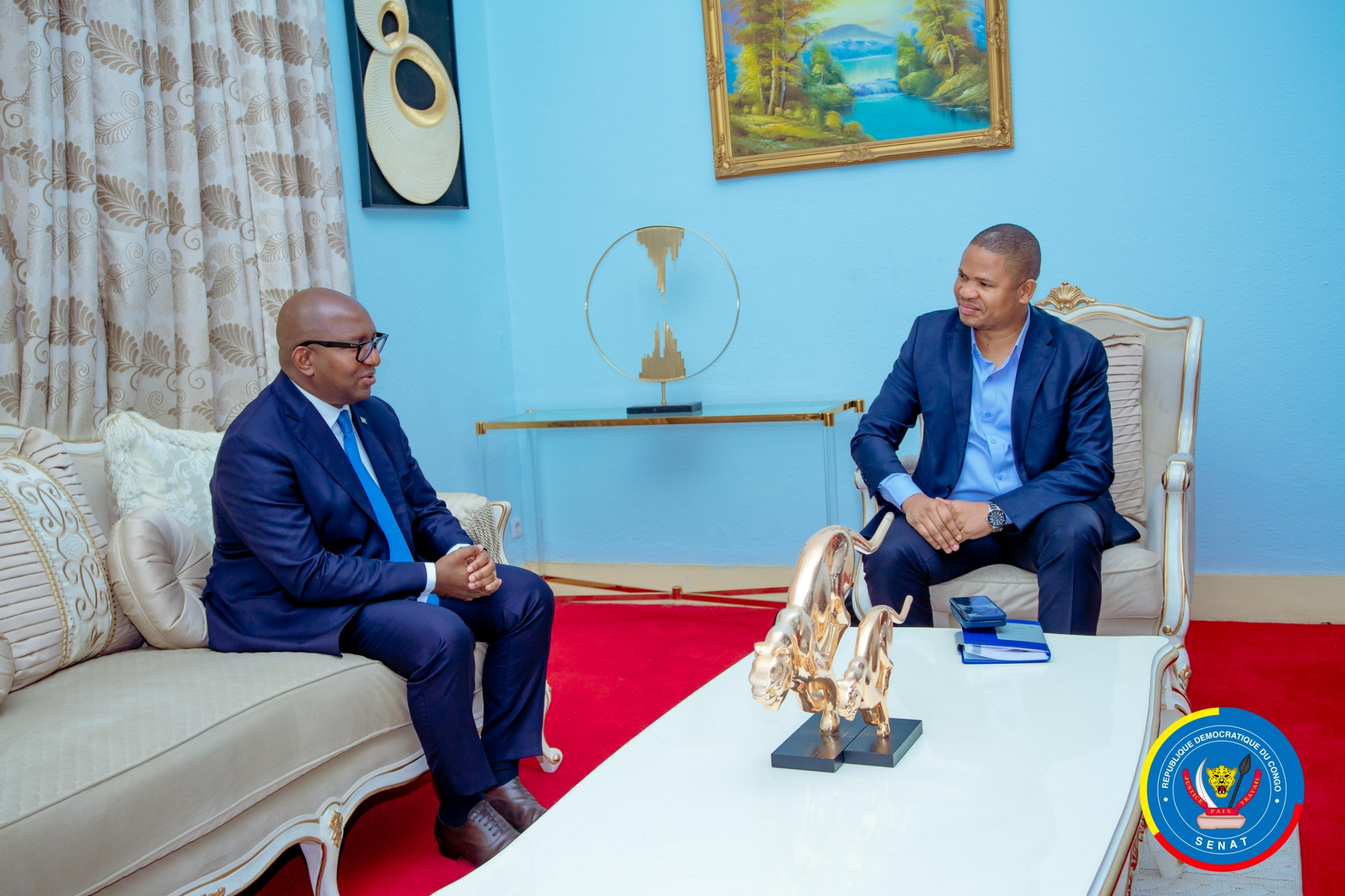Haut‑Katanga : Sama Lukonde aborde sécurité, questions sociales et projets routiers avec le gouverneur par intérim Martin Kazembe