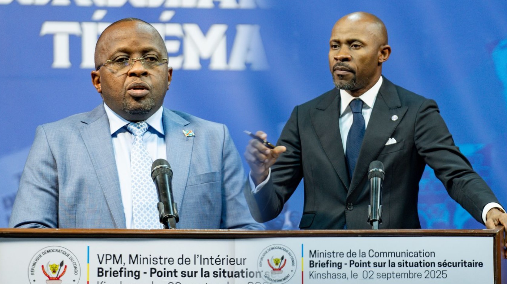 RDC : Jacquemain Shabani dresse un bilan contrasté de la situation sécuritaire