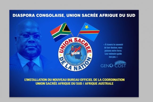 Union Sacrée Afrique du Sud : mobilisation patriotique autour du GENOCOST congolais