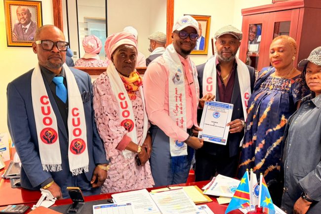 Afrique du Sud : Le regroupement COU adhère officiellement à la Charte de l’Union Sacrée