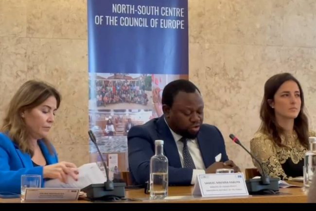 Réunion du Comité Exécutif du Centre Nord-Sud du Conseil d’Europe : « La neutralité ne protège pas les victimes, elle encourage l’agresseur », dixit Me Samuel Mbemba Kabuya à Lisbonne