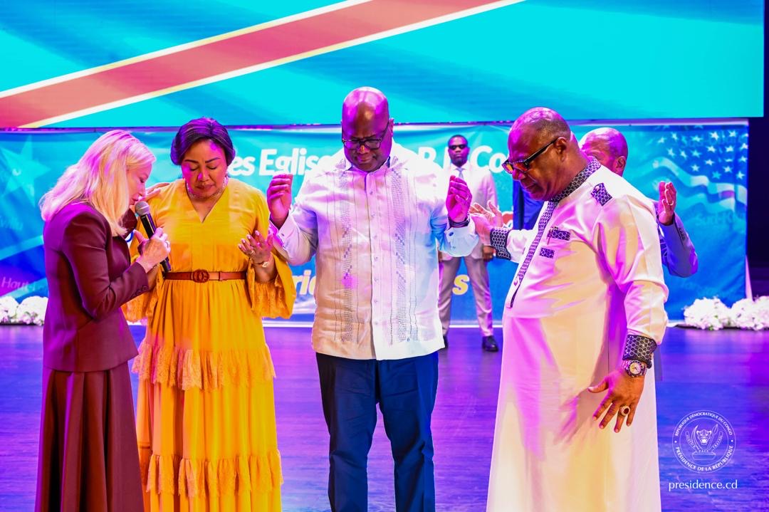 Clôture du sommet de prières patriotiques de l’ERC : Le Président Félix Tshisekedi promet une RDC debout et rayonnante pour les générations futures