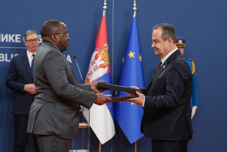 Coopération sécuritaire : Jacquemain Shabani et son homologue serbe renforcent les liens bilatéraux