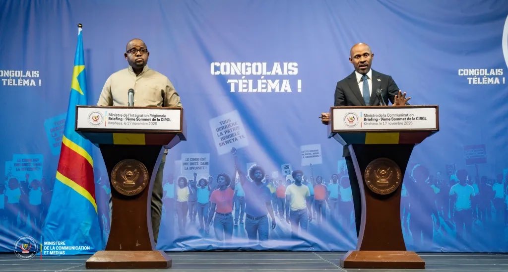 CIRGL : Anzuluni et Muyaya détaillent les enjeux du 9ᵉ sommet et confirment le rôle moteur de la RDC