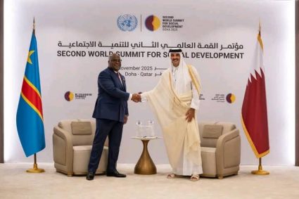 Coopération : A Doha, Félix Tshisekedi et l’Émir du Qatar changent sur le renforcement des relations bilatérales