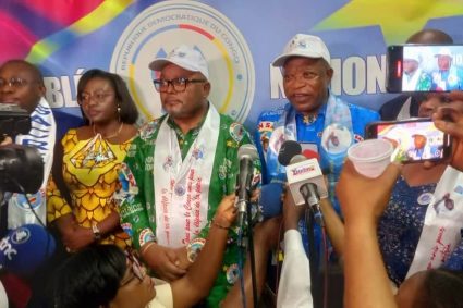 Union sacrée : Le prof. André Mbata dépose la candidature de l’honorable Aimé Boji Sangara au perchoir de l’Assemblée nationale