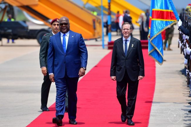 Coopération RDC–Israël : Isaac Herzog en visite officielle à Kinshasa