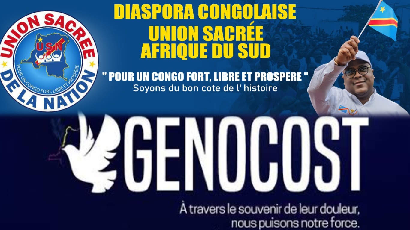 Le Professeur André Mbata à Johannesburg pour la commémoration du Genocost et l’installation du bureau officiel de la coordination de l’Union Sacrée Afrique du Sud et Afrique Australe