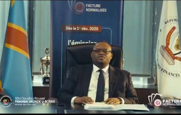 Facture normalisée : Entrée en vigueur de l’obligation dès ce 1ᵉʳ décembre 2025 en RDC