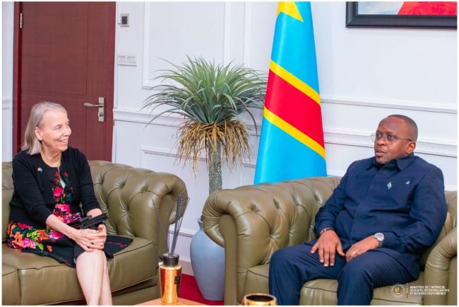 Violation de l’accord de paix : Jacquemain Shabani échange avec l’ambassadrice américaine sur la position de Washington