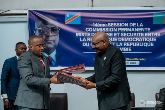 RDC—Zambie : Kinshasa et Lusaka renforcent leur coopération sécuritaire