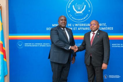 RDC–Zambie : le VPM Shabani et l’ambassadeur Kosita échangent sur la sécurisation du corridor Kolwezi–Lubumbashi