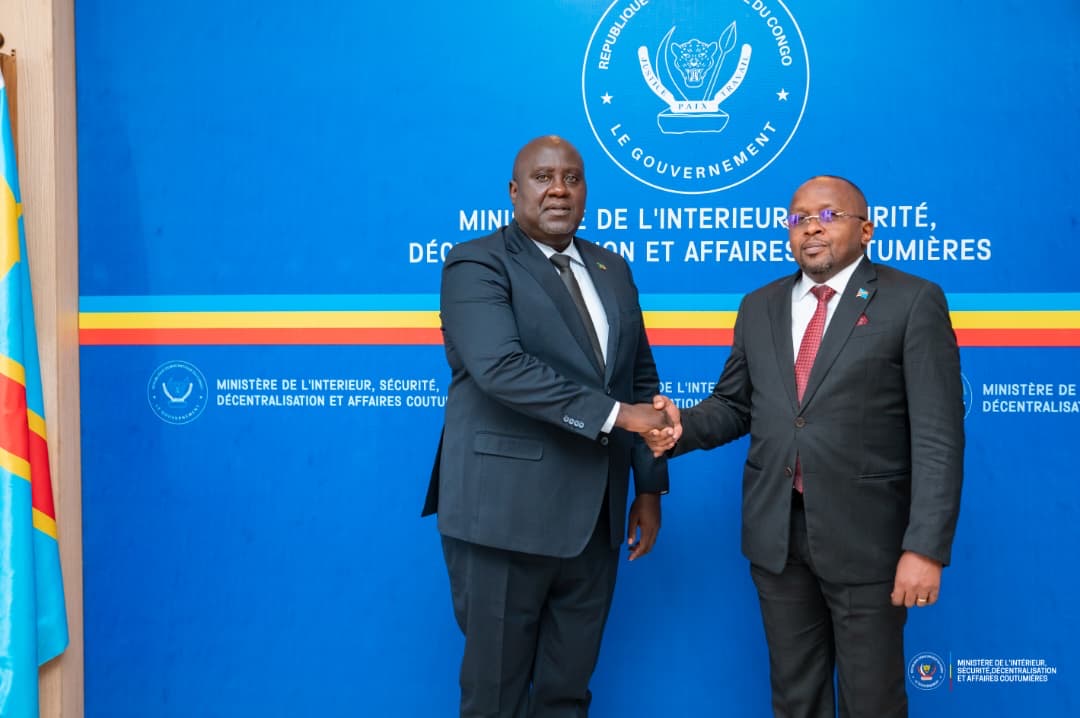 RDC–Zambie : le VPM Shabani et l’ambassadeur Kosita échangent sur la sécurisation du corridor Kolwezi–Lubumbashi