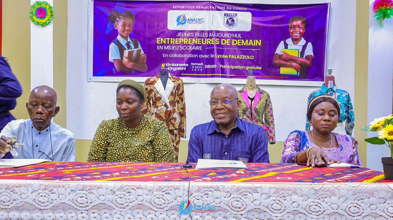ANADEC : lancement de la promotion de l’entrepreneuriat féminin en milieu scolaire à Kingasani