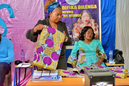 Kasaï : La coordonnatrice de la fondation René Bazin Kalemba clôture le mois de Mars dédié à la femme à Tshikapa.