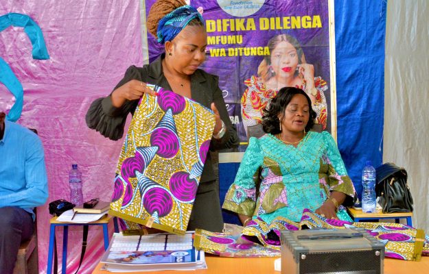 Kasaï : La coordonnatrice de la fondation René Bazin Kalemba clôture le mois de Mars dédié à la femme à Tshikapa.