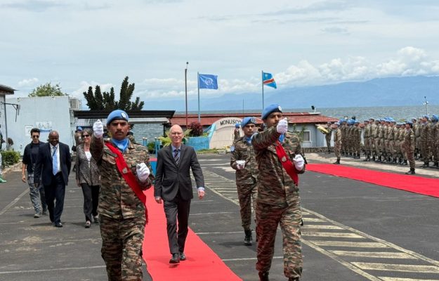 Goma : en mission dans l’Est de la RDC, James Swan réaffirme l’engagement de la MONUSCO en faveur du cessez-le-feu et de la protection des civils