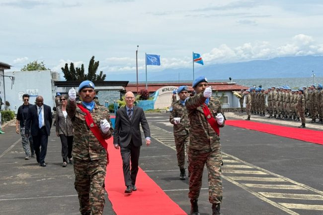 Goma : en mission dans l’Est de la RDC, James Swan réaffirme l’engagement de la MONUSCO en faveur du cessez-le-feu et de la protection des civils