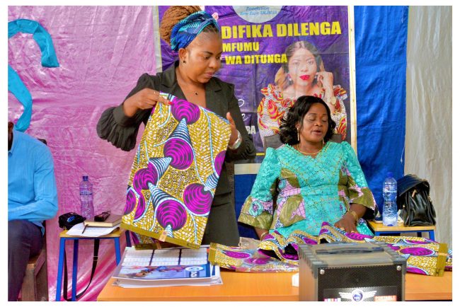 Kasaï : La coordonnatrice de la fondation René Bazin Kalemba clôture le mois de Mars dédié à la femme à Tshikapa.