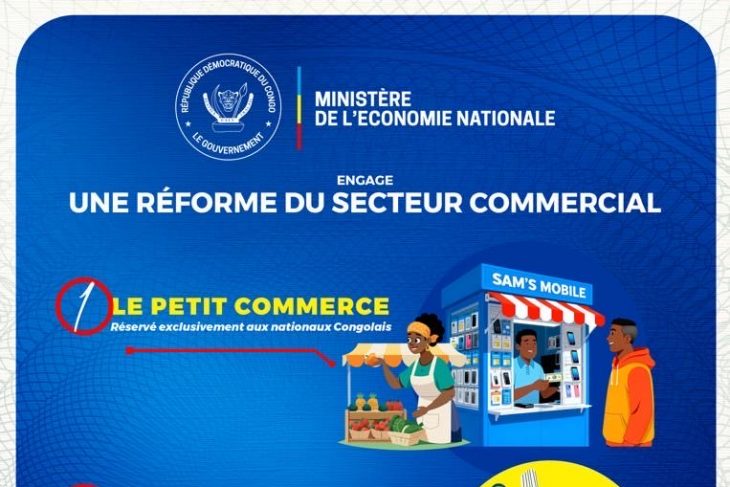 Petit commerce et commerce de détail en RDC : le Ministère de l’Économie nationale annonce de nouvelles règles pour protéger les nationaux et encadrer l&rsquo;accès des étrangers dans le secteur