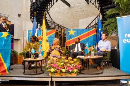« Bâtir l’avenir euro-congolais ensemble » : Patrick Muyaya et Samuel Mbemba plaident pour des investissements massifs et la paix en RDC.