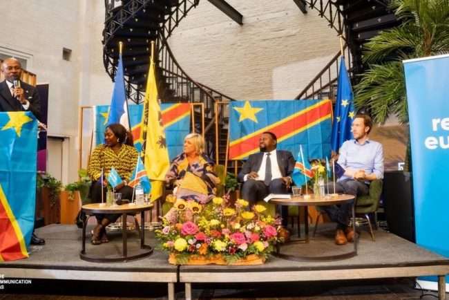 « Bâtir l’avenir euro-congolais ensemble » : Patrick Muyaya et Samuel Mbemba plaident pour des investissements massifs et la paix en RDC.