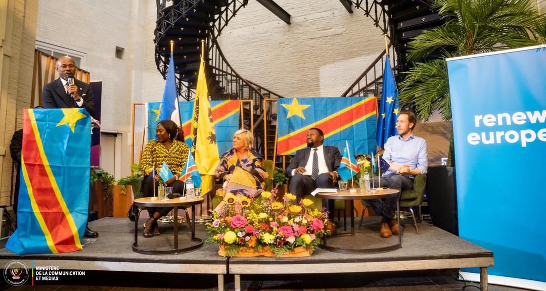 « Bâtir l’avenir euro-congolais ensemble » : Patrick Muyaya et Samuel Mbemba plaident pour des investissements massifs et la paix en RDC.