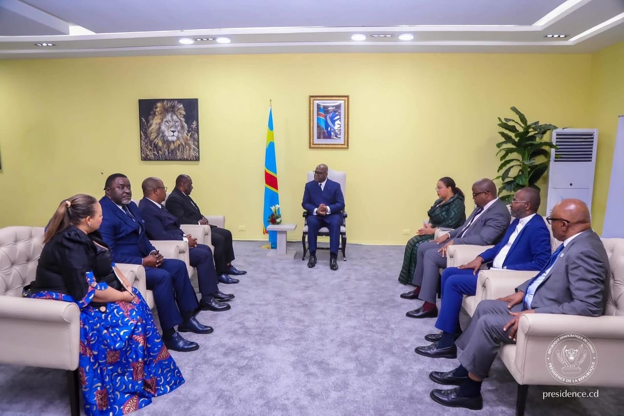 Sous-région : Félix Tshisekedi reçoit la nouvelle équipe dirigeante de la CEEAC à Kinshasa