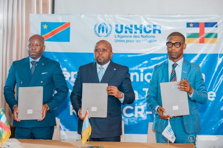 Rapatriement des réfugiés : la RDC, la RCA et le HCR renforcent leur coopération pour une reprise sécurisée des retours volontaires